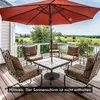 23 kg Sonnenschirmständer mit Rollen & Griffen Produktbild-Vorschau 2