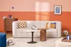 Miliboo - Design-Sofa mit beigem Stoff im Samtdesign Produktbild-Vorschau 2