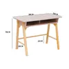 Rebecca Mobili Bureau pour enfants Badal 70x90x50 MDF pin Voir les images du produit 2