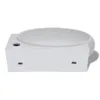 A white ceramic sink with a faucet hole and overflow hole, shown from the side. Anteprima dell’immagine prodotto
