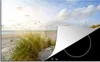 KitchenYeah© Herdabdeckplatte Strand - Meer - Vögel , Produktbild-Vorschau 1