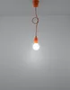 Lampe pendante DIEGO 1 orange 1xE27 15W PVC 90x9x9cm Sollux Voir les images du produit 16