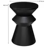 Eazy Living Bočný stolík Totem Ø 36 cm Hetty Black Náhľad obrázku produktu 4