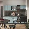Küchenzeile Vicco R-Line Blau-Grau/Anthrazit 240 cm ohne Produktbild-Vorschau 4