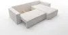 Ecksofa Schlafsofa Sofa CONOR PREMIUM Stoff Poso Hellgrau Produktbild-Vorschau 3