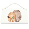 Mr. & Mrs. Panda Schild Bären Liebe DIN A4 - Weiß - Produktbild-Vorschau 3