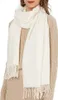 Schal Damen Warm Herbst Winter unifarben Baumwolle mit Produktbild-Vorschau 3