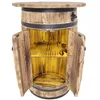 Bar aus Holzfässern mit Aufsatz und LED-Beleuchtung für Produktbild-Vorschau 10
