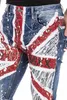 CD714 Herren Jeans mit Flaggenmotiv Produktbild-Vorschau 3