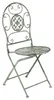A single vintage-style metal garden chair is shown against a white background. Produktbild-Vorschau