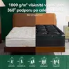NicePlus, vrchní matrace 2 v 1, rozměry 140x200X7cm, pěna s Náhled obrázku produktu 7