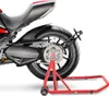 Cavalletto monobraccio per Ducati Diavel V4 23-25 Rosso Anteprima dell’immagine prodotto 1