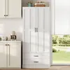 Armadio da cucina Merax, modello alto con 3 ripiani Anteprima dell’immagine prodotto 9