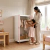 Kinderkast 'Vaarentaa', 126 x 60 x 41 cm, wit / roze Productafbeelding-voorbeeld 6