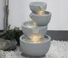dobar Gartenbrunnen "Rama" 4-stufig mit LED Beleuchtung Produktbild-Vorschau 5