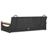 Hojdacia lavica čierna 109x62x40 cm polyratan Náhľad obrázku produktu 6