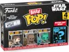 Star Wars - Han Solo Chewbacca Greedo 4er Pack - Bitty Pop! Produktbild-Vorschau 3