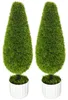 HOMCOM Kunstpflanze Zypresse 2er-Set 90 cm Künstliche Produktbild-Vorschau 1
