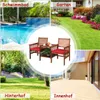 A collage of four images showcasing different outdoor and indoor settings, with a central image of a wooden garden bench and table set. Náhled obrázku produktu