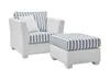 Sessel Set "Hooge" in creme und blau Landhaus Wohnzimmer Produktbild-Vorschau 8