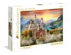 A puzzle box featuring a scenic image of a castle at sunset. Podgląd zdjęcia produktu
