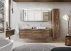Plateau meuble sous vasque Rosario Oak - Marron - L 160,4 x Voir les images du produit 5