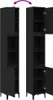 Badezimmerschrank mit Tür Schwarz Eichen-Optik 30 x 30 x Produktbild-Vorschau 11