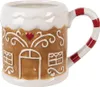 Clayre & Eef Tasse Lebkuchenhaus 350 ml Braun Keramik Produktbild-Vorschau 1