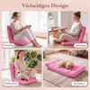 Chaise de sol COSTWAY avec dossier réglable, fauteuil de Voir les images du produit 9