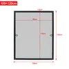 YZNAHRE Fliegengitter Fenster 100x120 cm mit Rahmen Produktbild-Vorschau 2