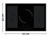 Wolkenstein WIF77-2FZF, Schwarz, Integriert, 77 cm, Produktbild-Vorschau 3