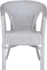 MiaMöbel Armlehnstuhl Rattan 57x75x56 cm Landhausstil Produktbild-Vorschau 2