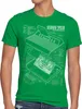 style3 VCS 2600 Heimcomputer Blaupause Herren T-Shirt Produktbild-Vorschau 1
