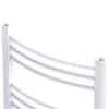 vidaXL Badheizkörper Handtuchhalter Gebogen 480x480 mm Produktbild-Vorschau 2