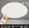 LED Deckenleuchte Sternenhimmel Dimmbar CCT 40W weiß Produktbild-Vorschau 2