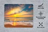 MuchoWow® Mauspad Mousepad Sonnenuntergang - Strand - Meer Produktbild-Vorschau 2