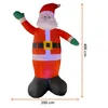Muñeco de Navidad inflable XXL con luces LED - 400 cm - Vista previa de la imagen del producto 4