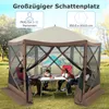 350 x 350 cm Pop-Up Screen House Zelt, 6-seitiges Produktbild-Vorschau 3