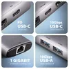 AXAGON HMC-6G2L 2x USB-A 10Gbps 1x USB-C 4K/60Hz HDMI RJ-45 Produktbild-Vorschau 4