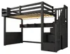 Hoogslaper 90x200 cm met opbergruimte in de trap, 4 Productafbeelding-voorbeeld 14