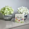 Blumen Spardose aus Holz mit Spruch Danke Produktbild-Vorschau 2