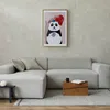Posterpapier Poster - Panda with a Balloon 21x30 cm Für Produktbild-Vorschau 2