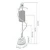 A diagram showing the dimensions of a garment steamer. Produktbild-Vorschau