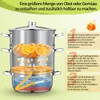 Faziango Dampfentsafter 8 L aus Edelstahl inkl. 4 Produktbild-Vorschau 5