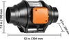 Wentylator rurowy SucceBuy, 102 mm, 129,7 CFM, zmienna Podgląd zdjęcia produktu 8