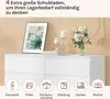 WOLTU Kommode mit 4 Schubladen, Sideboard, Beistellschrank, Produktbild-Vorschau 4