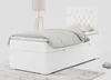 Einzelbett - Boxspringbett 90x200 mit Bettkasten und Produktbild-Vorschau 1