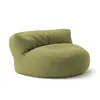 A single green bean bag chair on a white background. Náhled obrázku produktu