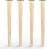 4x sossai Holzfüße rund - gerade Ausführung 45cm Buche Produktbild-Vorschau 2