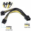 L28 8 pin PCIe auf 2x 8pin (6+2) Grafikkarte Stromkabel Produktbild-Vorschau 2